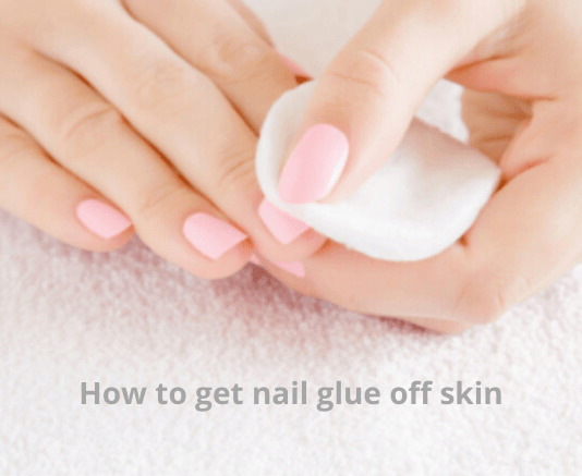 how to get nail glue off skin