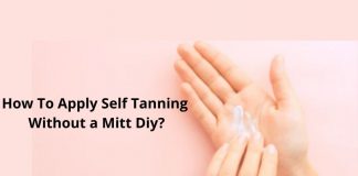 tanning mitt diy